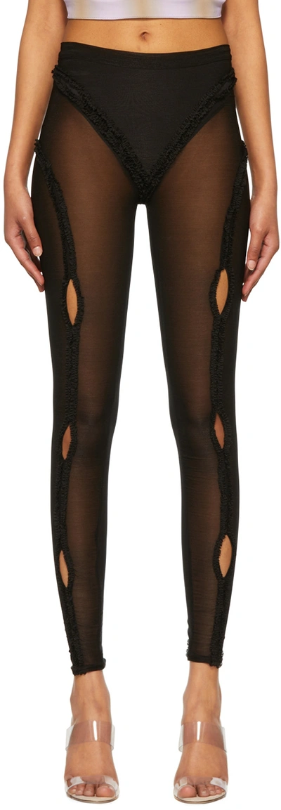 Shop Barragan Ssense Exclusive Black Xochi Leggings