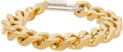 Shop In Gold We Trust Paris Gold Extra Bold Curb Bracelet