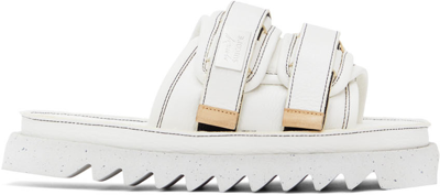 Shop Marsèll White Suicoke Edition Moto Sandals In 110 White