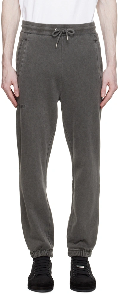 Shop Han Kjobenhavn Gray Organic Cotton Lounge Pants In Dark Grey
