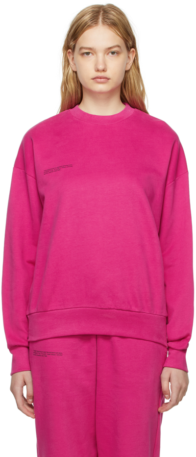 Shop Pangaia Pink 365 Sweatshirt In Foxglove Pink
