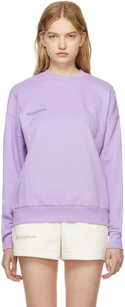 Shop Pangaia Purple 365 Sweatshirt In Orchid Purpple