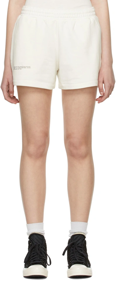 Shop Pangaia Off-white 365 Shorts In Off White