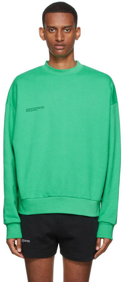 Shop Pangaia Green 365 Sweatshirt In Jade Green