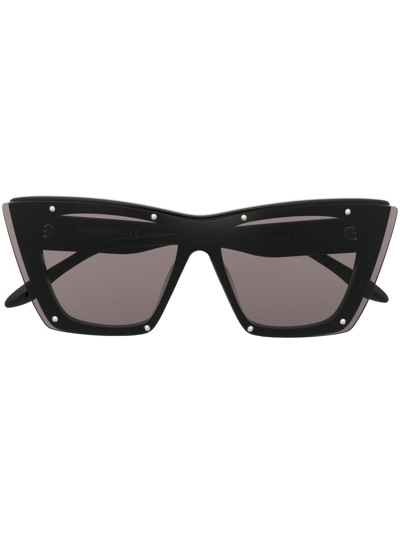 Shop Alexander Mcqueen Sunglasses Black