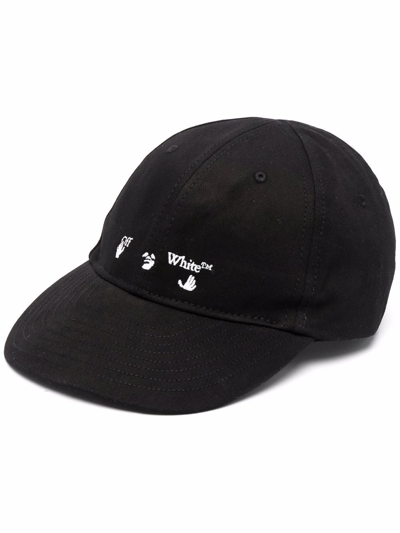 Shop Off-white Logo Hat. Accessories In Black