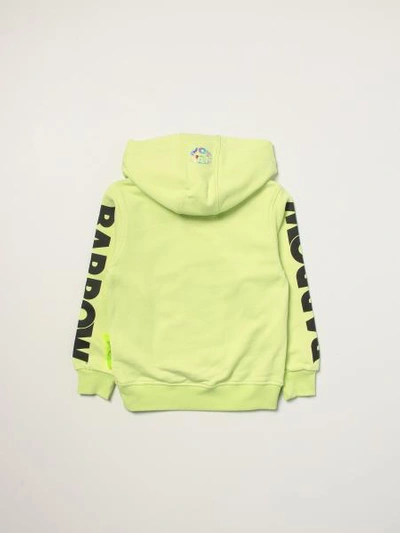 Shop Barrow Logo Sweatshirt In Lime