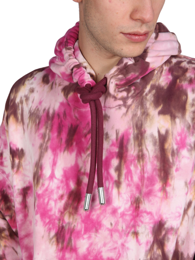 Shop Ami Alexandre Mattiussi Tie-dye Pattern Sweatshirt In Multicolor
