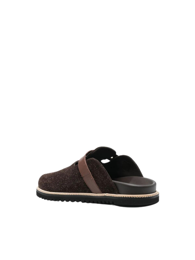 Shop Paul Smith Chocolate Slip-on Shoe