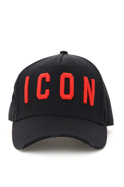 Shop Dsquared2 Icon Baseball Cap In Mixed Colours