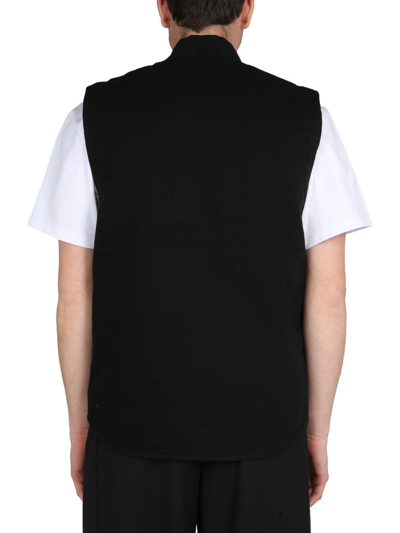 Shop Carhartt Logo Patch Vest In Black
