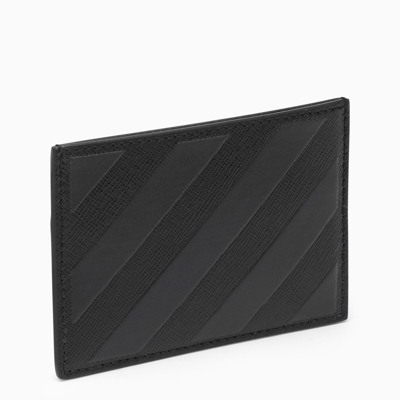 Shop Off-white Diag-print Black Cardholder