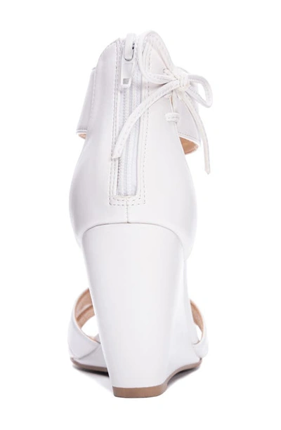 Shop Cl By Laundry Canty Wedge Heel Sandal In White