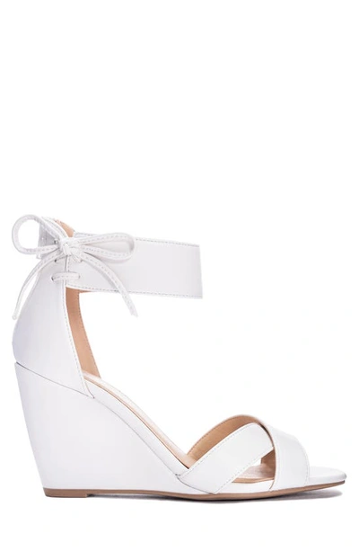 Shop Cl By Laundry Canty Wedge Heel Sandal In White