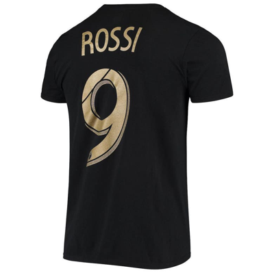 Shop Fanatics Branded Diego Rossi Black Lafc Authentic Stack T-shirt
