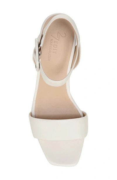 Shop 27 Edit Naturalizer Jaselle Platform High Heel Sandal In Satin Pearl