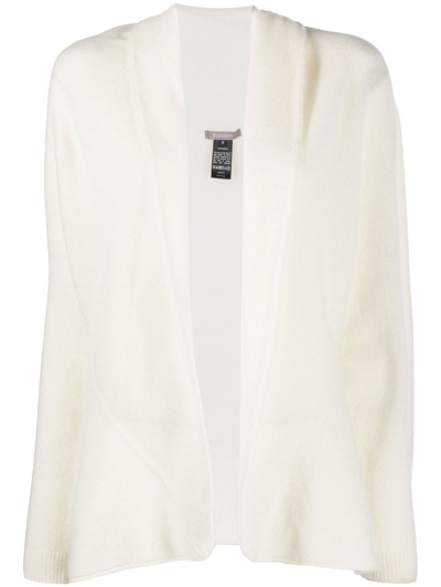 Shop Suzusan Open-front Knit Cardigan In White