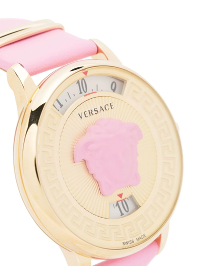 Shop Versace Medusa Icon 38mm In Gold