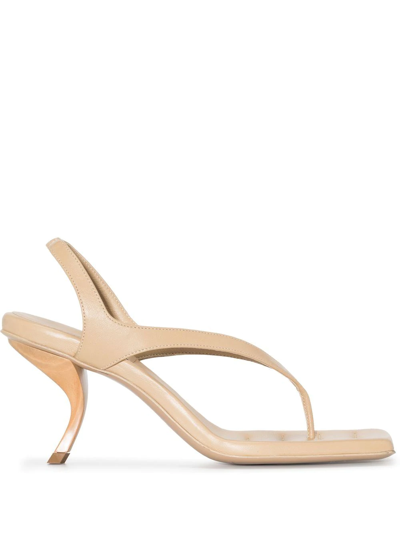 Shop Gia Borghini X Rhw Rosie 13 Sandals In Neutrals