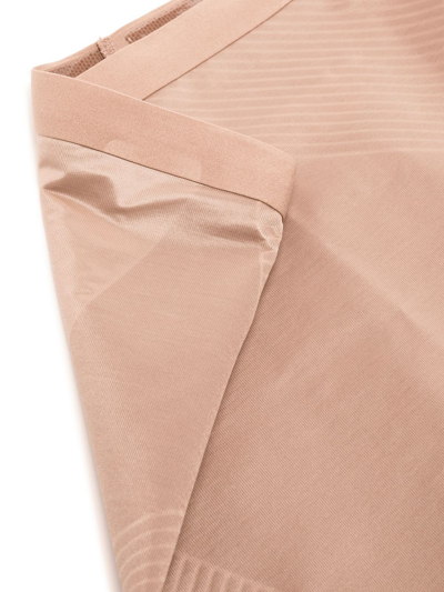 Spanx High-waisted Stretch Shorts In Neutrals