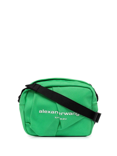 Shop Alexander Wang Wangsport Deconstructed Camera Bag In Green