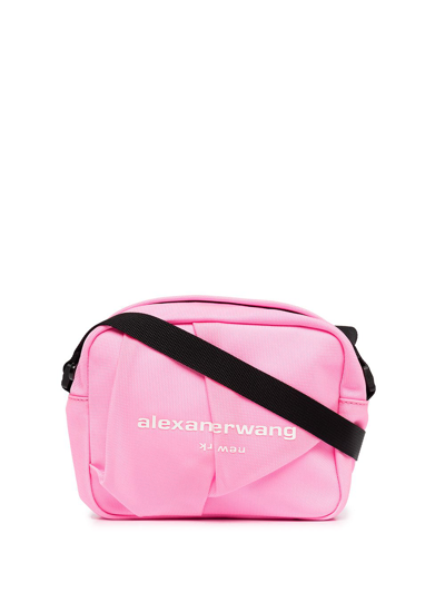 Shop Alexander Wang Wangsport Deconstructed Camera Bag In Pink