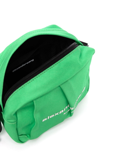 Shop Alexander Wang Wangsport Deconstructed Camera Bag In Green