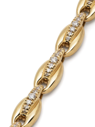 Shop Melissa Kaye 18kt Yellow Gold Ada Diamond Necklace