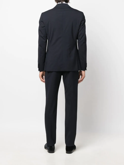 Lardini Single-breasted Two-piece Suit In Blue