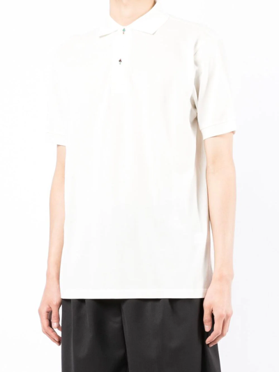 Shop Paul Smith Cotton Polo Shirt In White