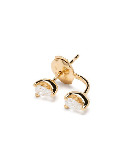 Anita Ko 18kt Yellow Gold Diamond Orbit Earring In Yellow
