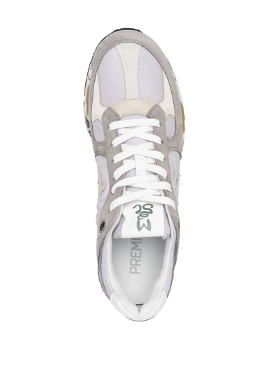 Premiata Mase Panelled Low-top Sneakers In Grey