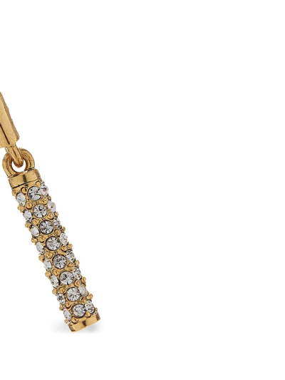 Shop Oscar De La Renta Mini Stick Earrings In Gold