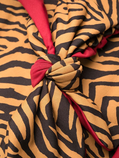 Fisico Cristina Ferrari Tiger-print Bikini In Neutrals
