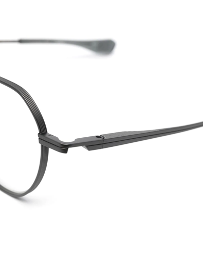 Shop Dita Eyewear Vers-one Glasses In Grey