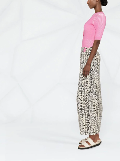 Jacquemus Le Body Yauco Polo Bodysuit In Pink
