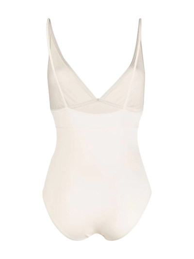 Shop Eres Larcin One-piece Swimsuit In Neutrals