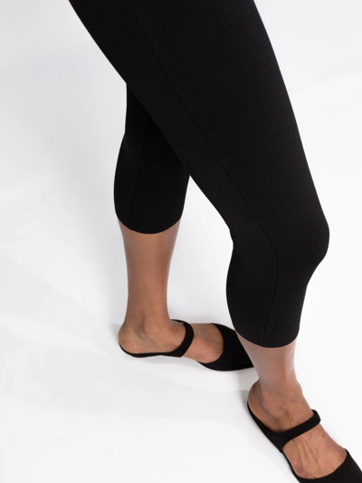 Shop Nanushka Three-quarter Length Leggings In Black