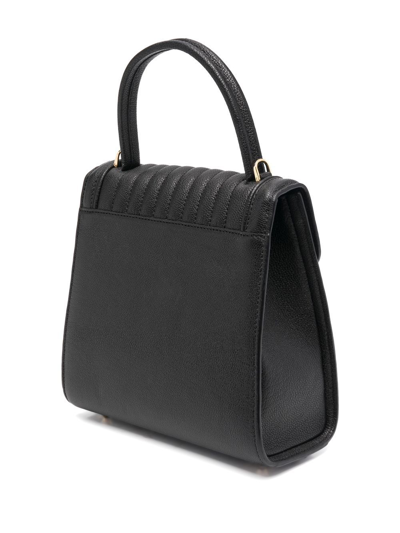Delage Freda Leather Tote Bag In Black