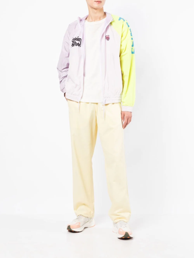 Stain Shade K-swiss Tie-dye Zip-up Jacket In Purple