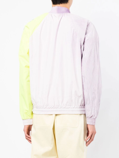 Stain Shade K-swiss Tie-dye Zip-up Jacket In Purple