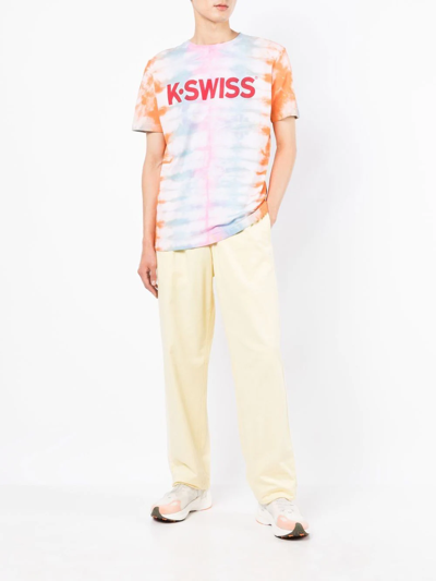 Shop Stain Shade K-swiss Tie-dye T-shirt In Multicolour