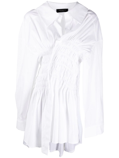 Shop A.w.a.k.e. Long Sleeve Shirt In White