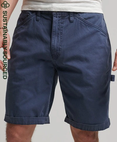 Superdry Men's Organic Cotton Vintage Carpenter Shorts Navy / Lauren Navy |  ModeSens