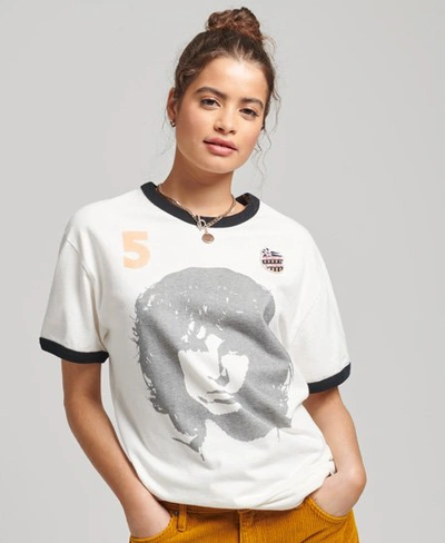 Women's Ringspun Allstars Jm Vintage Re-issue T-shirt Cream / Ecru