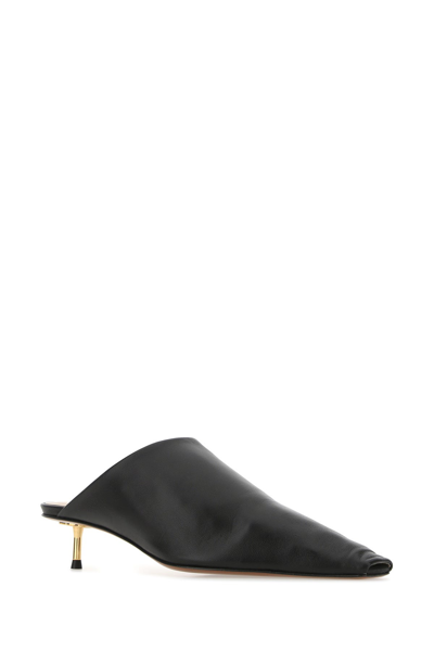 Nanushka Elongated Square Toe 50mm Mules