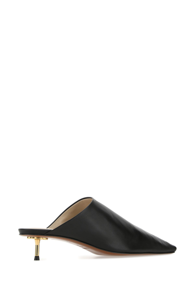Nanushka Elongated Square Toe 50mm Mules