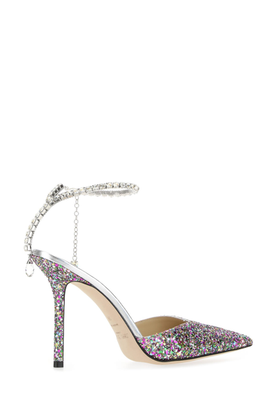 Jimmy Choo Women's Saeda 100 Embellished Pointed Toe Pumps
