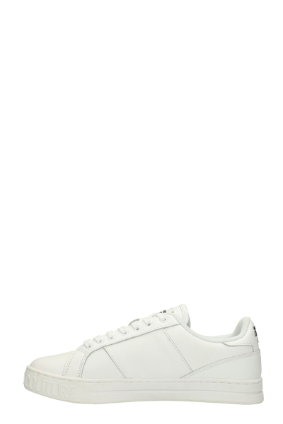 Shop Versace Jeans Couture Sneakers In White Leather