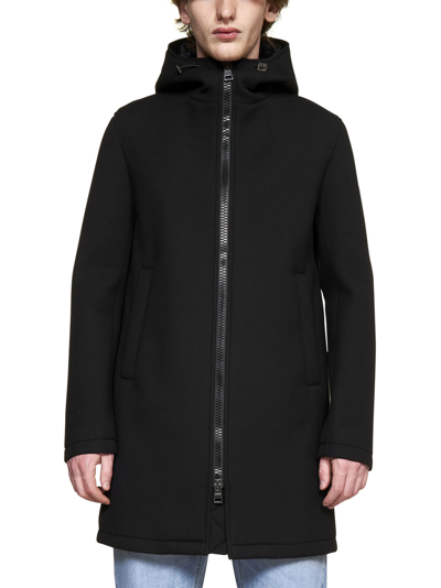 Shop Herno Coat In Nero